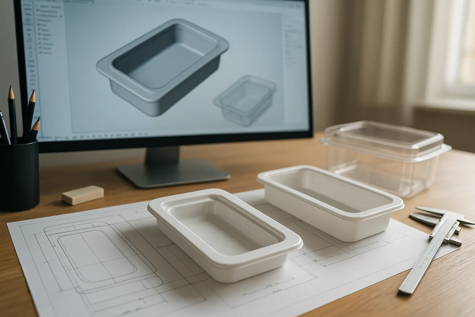 Diseño 3D de empaques: cómo acelerar tu prototipo termoformado
